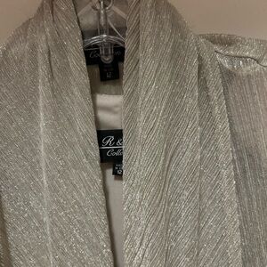 R&M Richards Shimmering Silver Jacket